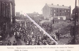 TAMINES - Manifestation Patriotique Du 25 Mai 1919 à La Mémoire Des Martyrs De Tamines - Défilé Du Cortège - Sambreville