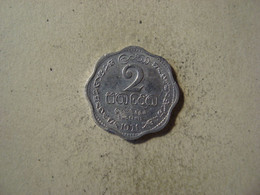 MONNAIE SRI LANKA 2 CENTS 1971 - Sri Lanka