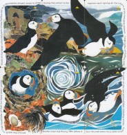 JERSEY ISL.(GPT) - Puzzle Of 6 Cards, Puffins, CN : 68JERA-B-C-D-E-F(normal 0), Tirage %20000, Used - Puzzle