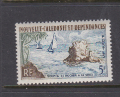 New Caledonia SG 348 1959 Sea Life 5F Sail, Rock MNH - Oblitérés