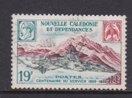 New Caledonia SG 363 1960 Postal Centenary ,19F Red ,green And Turquese Used - Usati