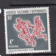 New Caledonia SG 369 1963 1st South Pacific Games,1F Relay-running MNH - Oblitérés