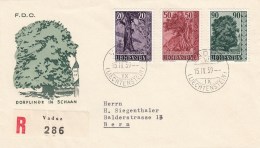 Liechtenstein - Année 1959 - Arbres Et Arbustes - YT 339/341 - FDC - Lettres & Documents