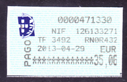 FISCAUX / REVENUES, PORTUGAL - A.T.A. IMPOSTO ÚNICO DE CIRCULAÇÃO - 2013 . € 35,00 - Used Stamps