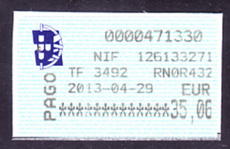 FISCAUX / REVENUES, PORTUGAL - A.T.A. IMPOSTO ÚNICO DE CIRCULAÇÃO - 2013 . € 35,00 - Oblitérés