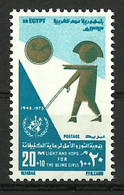 Egypt - 1973 - ( 25th Anniv. Of WHO And For The Light And Hope Soc. ) - MNH (**) - OMS