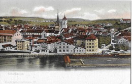 SCHAFFHAUSEN → Partie Bei Der Kirche Vom Rhein Her Gesehen, Ca.1900 - Altri & Non Classificati