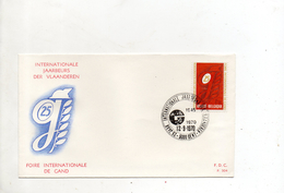 BELGIQUE ENVELOPPE 1° JOUR DU 12 SEPTEMBRE 1970 GAND FOIRE INTERNATIONALE - 1961-1970