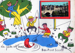 CPSM Pont Scorff Humour Pêche - Pont Scorff