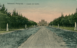 UY PIRIAPOLIS / Balneario Piriapolis, Avenida Del Castillos / CARTE COULEUR GLACEE - Uruguay