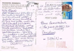 18093.. Postal Aerea ROCHESTER (Minnesota) 1991. Postal Service - Autres & Non Classés