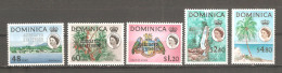 Sellos Nº 218/22 Dominica - Dominique (...-1978)