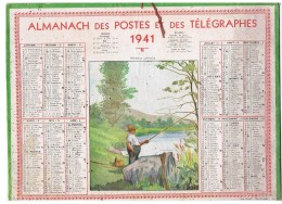ALMANACH Des POSTES Et Des TELEGRAPHES 1941 ( Seine Et Marne ) Imp OLLER - Grand Format : 1941-60