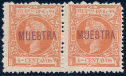 ESPAÑA/FILIPINAS 1898 - Edifil #139M Muestra - MNH ** RARO!... - Philippinen