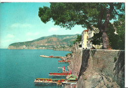 Sorrento (Napoli) Punta Scutari Vista Dagli Alberghi, Scutari Point Seen From The Hotels - Portici