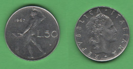 50 Lire 1967 Vulcano Italia Spl - 50 Lire