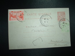 CP ENTIER 10 Pour HOLLANDE + TP 25 + TP 30 OBL.8-4-24 MONTE-CARLO PRINCIPAUTE DE MONACO - Storia Postale