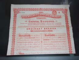 QUEENSLAND COPPER COMPANY (1906) - Zonder Classificatie