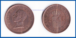 1911  SPAIN ESPANA 2 CENTIMOS ALFONSO XIII COPPER VERY VERY FINE CONDITION PLEASE SEE SCAN - Münzen Der Provinzen