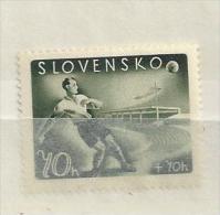 1943 MNH Slowakei, Slovensko, Soccer, Postfris** - Ungebraucht