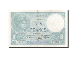 Billet, France, 10 Francs, 1915, 1939-10-05, SUP, Fayette:7.10, KM:84 - 10 F 1916-1942 ''Minerve''