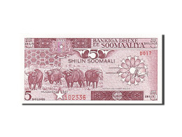 Billet, Somalie, 5 Shilin = 5 Shillings, 1983, 1987, KM:31c, NEUF - Somalie