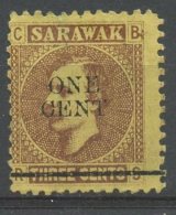 Sarawak 1892 1c Sir Charles Brooke  Issue #25 - Sarawak (...-1963)