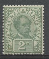 Sarawak 1901 2c Sir Charles Brooke  Issue #37  MH - Sarawak (...-1963)