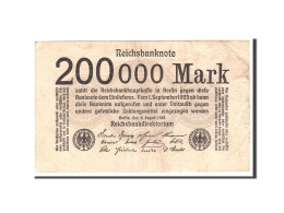 Billet, Allemagne, 200,000 Mark, 1923, 1923-08-09, KM:100, TTB - Otros & Sin Clasificación