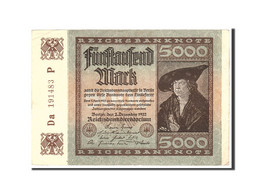 Billet, Allemagne, 5000 Mark, 1922, 1922-12-02, KM:81b, TTB - 5000 Mark