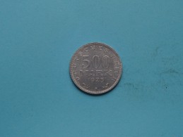 1923 A - 500 Mark - KM 36 ( Uncleaned Coin / For Grade, Please See Photo ) !! - 200 & 500 Mark