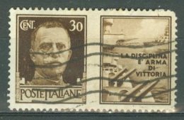 ITALIA - PROPAGANDA DI GUERRA 1942: Sassone 5, O - FREE SHIPPING ABOVE 10 EURO - Oorlogspropaganda