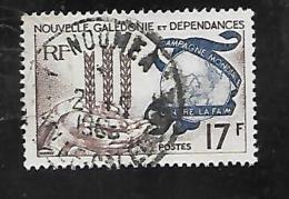 TIMBRE OBLITERE DE NOUVELLE CALEDONIE DE 1963 N° MICHEL 387 - Used Stamps