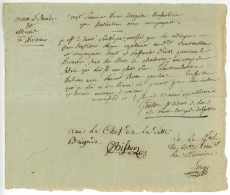 ARMEE DE SAMBRE ET MEUSE - Rheinfeld 1795 - General BISSON (1767-1811) + General LORGE (1767-1826) Charleroi Belgique - Historische Dokumente