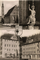Görlitz. Leninplatz. Georgsbrunnen, Dreifaligtigkeitskirche, Cafe Schwibbogen - Goerlitz