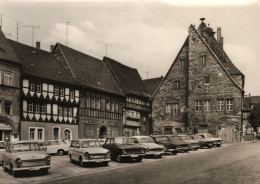 Sangerhausen. Marktplatz Mit Rathaus. Trabant Wartburg - Sangerhausen