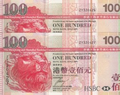 HONG KONG --- 2 X  HK$100 ----2006 ---- ZY - Hongkong