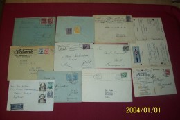 LOT DE 10  LETTRES D´AUTRICHE  DESTINATION DIVERSE  )) LOT 14 - Colecciones