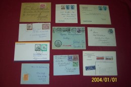 LOT DE 10  LETTRES D´AUTRICHE  DESTINATION DIVERSE  )) LOT 14 - Verzamelingen