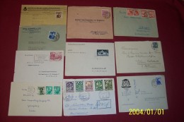 LOT DE 10  LETTRES D´AUTRICHE  DESTINATION DIVERSE  )) LOT 14 - Sammlungen