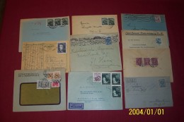 LOT DE 10  LETTRES D´AUTRICHE  DESTINATION DIVERSE  )) LOT 14 - Sammlungen