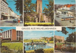 R68 Gruss Aus Wilhelmshaven - Marktstrasse - Rathaus - Bahnhof - Hafen - Stadtbad - Kurpark / Non Viaggiata - Wilhelmshaven