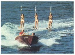 (185) Australia (postcard With Special Postmark) - QLD - Surfers Paradise Water Skiing Show - Gold Coast