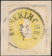 1861 2kr Sárga / Yellow, 'FÜNFKIRCHEN' - Altri & Non Classificati
