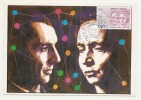 Frederic Et Helene Joliot Curie Sciences Physoqique Nobel  CARTE MAXIMUM - Premio Nobel