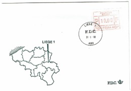 ATM  7  13 FDC  31 Janvier  25 - Other & Unclassified