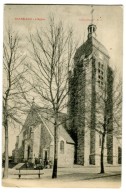 Ref 199 - VILLEBLEVIN- L'église - CARTE PIONNIERE TAXEE - Oblitération De Villeblevin - Scan Du Verso - Villeblevin