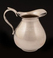 Ezüst Kis Kancsó,  Ag., Nettó:39,9gr., Jelzett, 6cm /Small Silver Jug, Net, Ag.. 39.9 Grams,... - Altri & Non Classificati