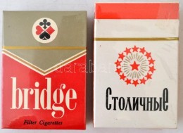 'Bridge', és Sztolicsnyie' Cigaretta, Bontatlan, 2 Csomag - Altri & Non Classificati