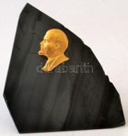 Levélnehezék Lenin Fejjel, ásványkÅ‘re Ragasztva, M:8 Cm - Altri & Non Classificati